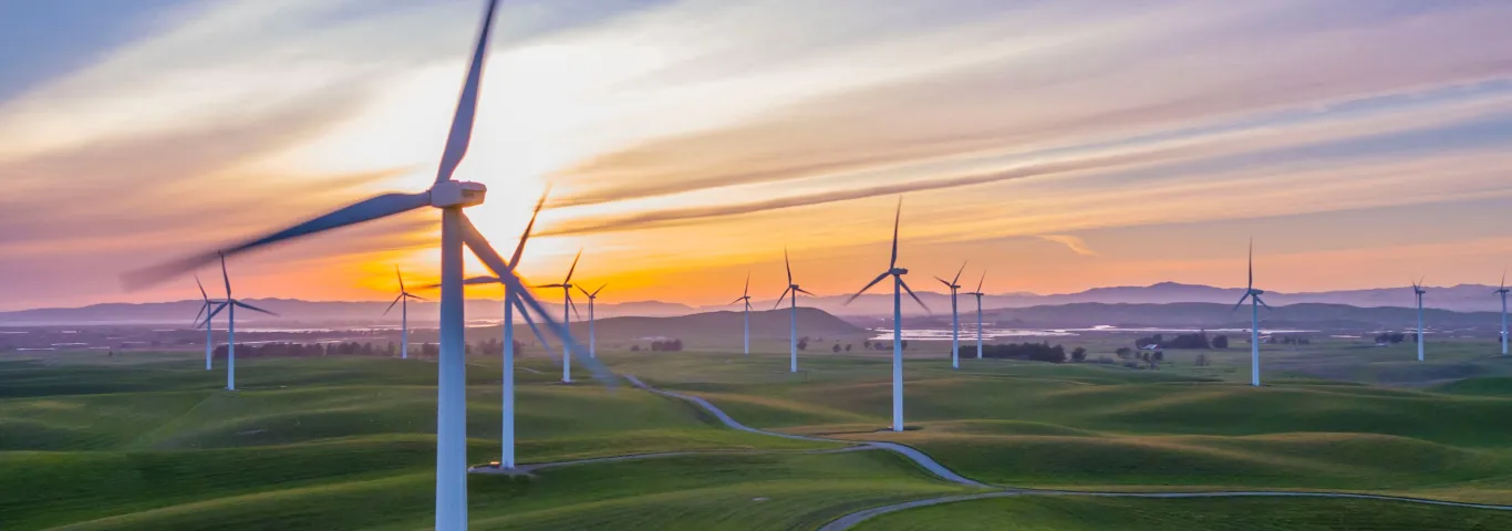 wind turbines